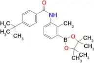N-[2-Methyl-3-(4,4,5,5-tetramethyl[1,3,2]dioxaborolan-2-yl)phenyl]-4-(tert-butyl)benzamide