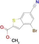 Methyl 4-bromo-6-cyanobenzo[b]thiophene-2-carboxylate