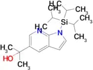 2-(1-(Triisopropylsilyl)-1H-pyrrolo[2,3-b]pyridin-5-yl)propan-2-ol