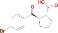 (1R,2R)-2-(4-bromobenzoyl)cyclopentane-1-carboxylic acid