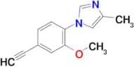 1-(4-Ethynyl-2-methoxyphenyl)-4-methyl-1H-Imidazole