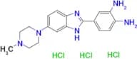 4-(6-(4-Methylpiperazin-1-yl)-1H-benzo[d]imidazol-2-yl)benzene-1,2-diamine trihydrochloride