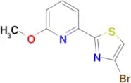 4-Bromo-2-(6-methoxypyridin-2-yl)thiazole