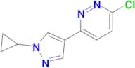 3-Chloro-6-(1-cyclopropyl-1H-pyrazol-4-yl)pyridazine