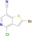 2-Bromo-4-chlorothieno[3,2-c]pyridine-7-carbonitrile