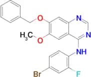 7-(Benzyloxy)-N-(4-bromo-2-fluorophenyl)-6-methoxyquinazolin-4-amine