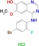 4-((4-Bromo-2-fluorophenyl)amino)-6-methoxyquinazolin-7-ol hydrochloride