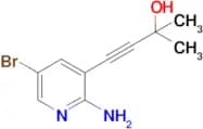 4-(2-Amino-5-bromo-3-pyridinyl)-2-methyl-3-butyn-2-ol