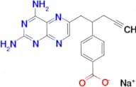 Sodium 4-(1-(2,4-diaminopteridin-6-yl)pent-4-yn-2-yl)benzoate