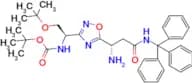 Tert-Butyl ((R)-1-(5-((S)-1-amino-3-oxo-3-(tritylamino)propyl)-1,2,4-oxadiazol-3-yl)-2-(tert-butox…