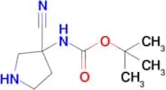 tert-Butyl N-(3-cyanopyrrolidin-3-yl)carbamate