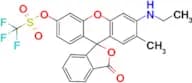 3′-(Ethylamino)-2′-methyl-3-oxo-3H-spiro[isobenzofuran-1,9′-xanthen]-6′-yl trifluoromethanesulfona…