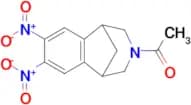 1-(7,8-Dinitro-1,2,4,5-tetrahydro-3H-1,5-methanobenzo[d]azepin-3-yl)ethan-1-one
