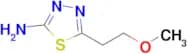 5-(2-Methoxyethyl)-1,3,4-thiadiazol-2-amine