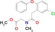 Methyl 2-(2-(5-chloro-2-phenoxyphenyl)-N-methylacetamido)acetate