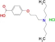 4-[3-(Dibutylamino)propoxy]benzoic acid hydrochloride