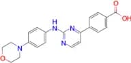 4-(2-(4-Morpholinophenylamino)pyrimidin-4-yl)benzoic acid