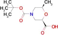 (2R,6R)-4-(tert-butoxycarbonyl)-6-methylmorpholine-2-carboxylic acid