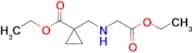Ethyl 1-((2-ethoxy-2-oxoethylamino)methyl)cyclopropanecarboxylate
