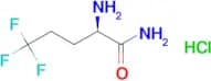 (R)-2-Amino-5,5,5-trifluoropentanamide hydrochloride