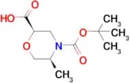 (2R,5S)-4-(tert-butoxycarbonyl)-5-methylmorpholine-2-carboxylic acid
