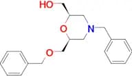 ((2R,6S)-4-benzyl-6-(benzyloxymethyl)morpholin-2-yl)methanol