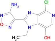 2-(4-Amino-1,2,5-oxadiazol-3-yl)-4-chloro-1-ethyl-1H-imidazo[4,5-c]pyridin-7-ol