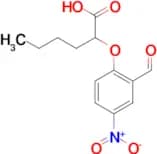 2-(2-Formyl-4-nitrophenoxy)hexanoic acid