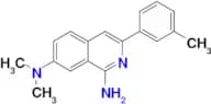 N7,N7-Dimethyl-3-(3-methylphenyl)-1,7-isoquinolinediamine