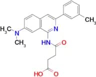 4-(7-(Dimethylamino)-3-m-tolylisoquinolin-1-ylamino)-4-oxobutanoic acid