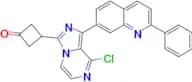 3-(8-Chloro-1-(2-phenylquinolin-7-yl)imidazo[1,5-a]pyrazin-3-yl)cyclobutanone