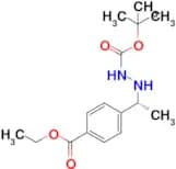 (R)-tert-butyl 2-(1-(4-(ethoxycarbonyl)phenyl)ethyl)hydrazinecarboxylate