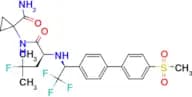 1-((S)-4-fluoro-4-methyl-2-((S)-2,2,2-trifluoro-1-(4'-(methylsulfonyl)biphenyl-4-yl)ethylamino)pen…