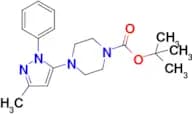 Tert-Butyl 4-(3-methyl-1-phenyl-1H-pyrazol-5-yl)piperazine-1-carboxylate