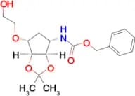Benzyl ((3aR,4S,6R,6aS)-6-(2-hydroxyethoxy)-2,2-dimethyltetrahydro-3aH-cyclopenta[d][1,3]dioxol-4-…
