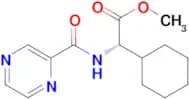 (S)-methyl 2-cyclohexyl-2-(pyrazine-2-carboxamido)acetate
