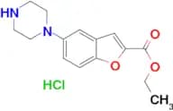 Ethyl 5-(piperazin-1-yl)benzofuran-2-carboxylate hydrochloride