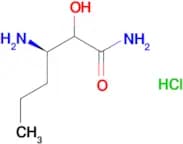 (3R)-3-Amino-2-hydroxyhexanamide hydrochloride