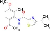 N-(6-acetyl-3-methoxy-2-methylphenyl)-4-isopropylthiazole-2-carboxamide