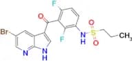 N-(3-(5-Bromo-1H-pyrrolo[2,3-b]pyridine-3-carbonyl)-2,4-difluorophenyl)propane-1-sulfonamide