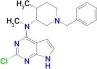 N-((3R,4R)-1-benzyl-4-methylpiperidin-3-yl)-2-chloro-N-methyl-7H-pyrrolo[2,3-d]pyrimidin-4-amine