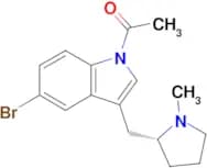 (R)-1-(5-Bromo-3-((1-methylpyrrolidin-2-yl)methyl)-1H-indol-1-yl)ethanone