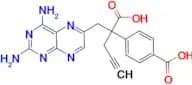 4-(2-Carboxy-1-(2,4-diaminopteridin-6-yl)pent-4-yn-2-yl)benzoic acid