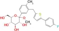 Methyl 1-C-[3-[[5-(4-fluorophenyl)-2-thienyl]methyl]-4-methylphenyl]-D-glucopyranoside