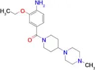 (4-Amino-3-ethoxyphenyl)(4-(4-methylpiperazin-1-yl)piperidin-1-yl)methanone