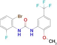 1-(2-Bromo-6-fluorophenyl)-3-(2-methoxy-5-(trifluoromethyl)phenyl)urea