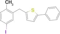 2-(5-iodo-2-methylbenzyl)-5-phenylthiophene