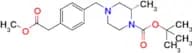 (S)-tert-butyl 4-(4-(2-methoxy-2-oxoethyl)benzyl)-2-methylpiperazine-1-carboxylate