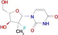 1-((2S,3S,4S,5S)-3-fluoro-4-hydroxy-5-(hydroxymethyl)-3-methyltetrahydrofuran-2-yl)pyrimidine-2,4(…