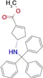 Methyl (4S)-4-(tritylamino)cyclopent-1-ene-1-carboxylate